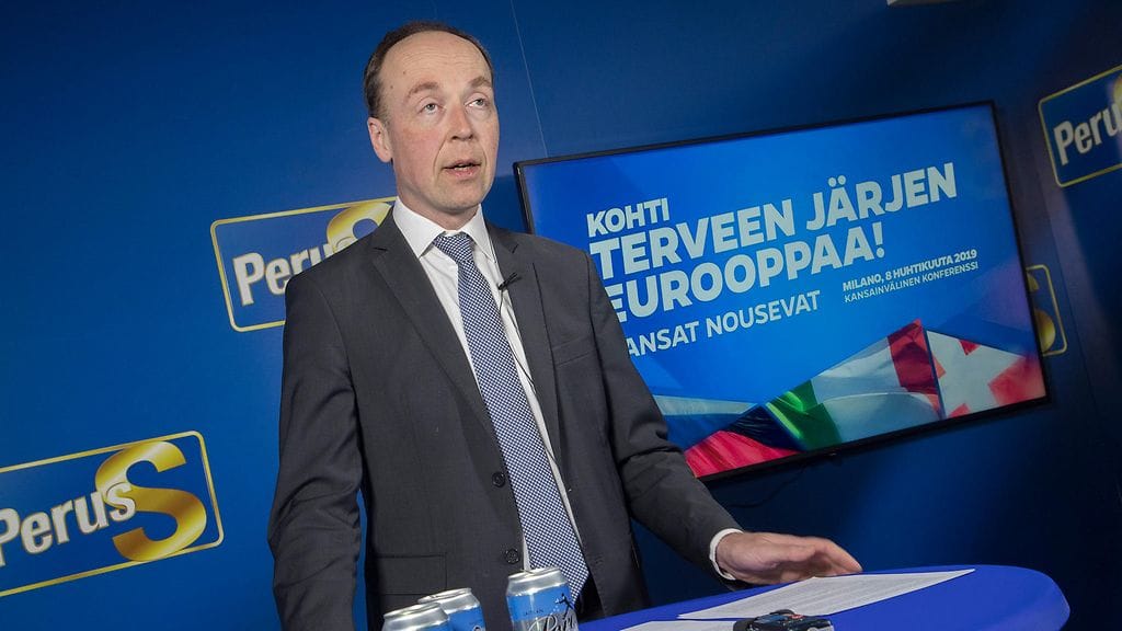 Jussi Halla-ahon johtaman perussuomalaisten kannatus kipusi mittauksessa 20,1 prosenttiin.