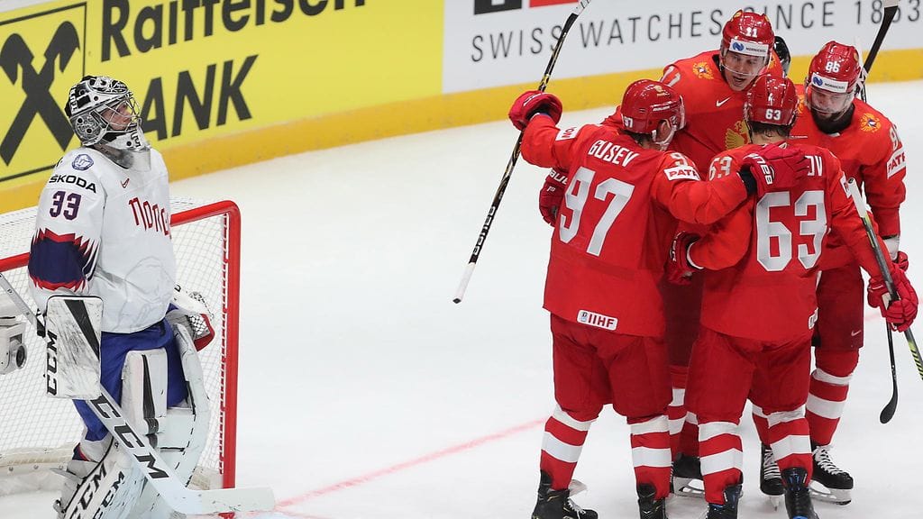 Venäjä takoi pelin puoleenväliin mennessä peräti kolme ylivoimamaalia.