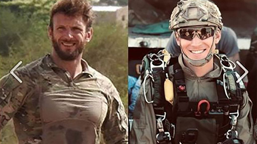 Ranskan armeijan julkaisemat kuvat menehtyneistä Cedric de Pierrepontista ja Alain Bertoncellosta.