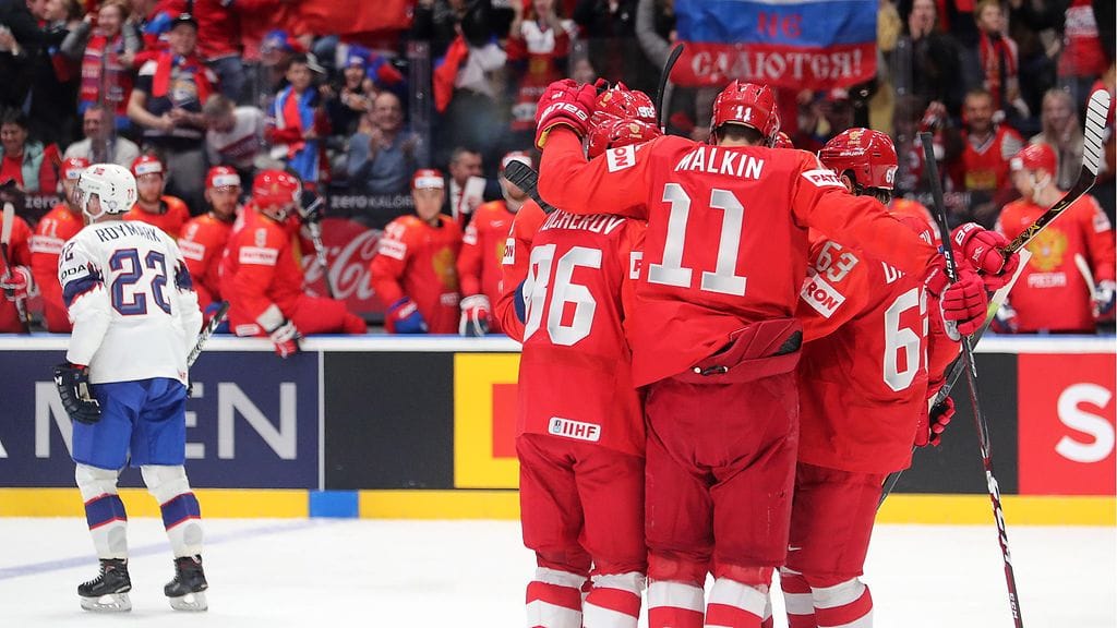 Venäjä kaatoi Norjan 5-2 MM-kisojen avausottelussa.