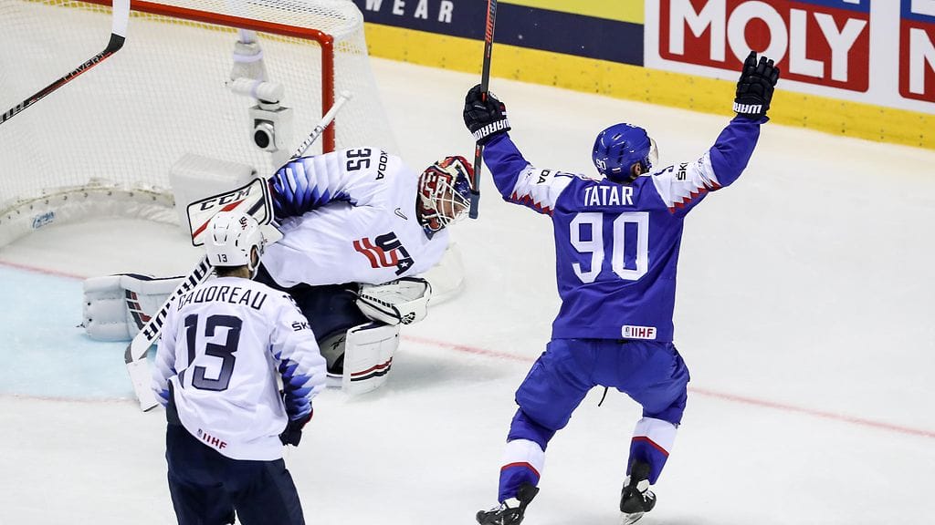 Tomas Tatar vei Slovakian 3-1 johtoon.