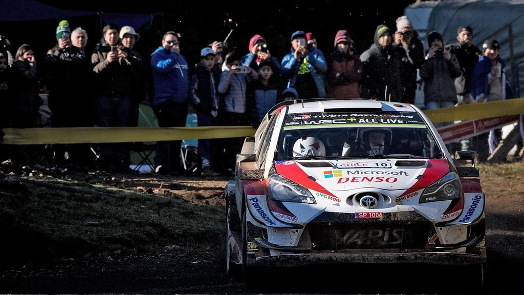 Jari-Matti Latvala on kolmantena Chilen MM-rallissa.