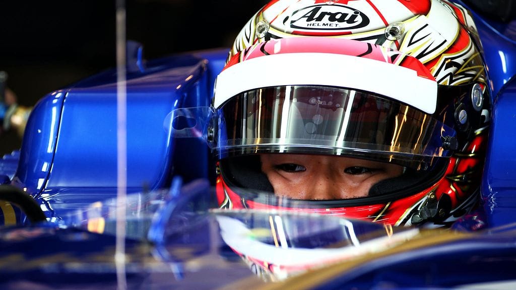 F2-kuljettaja Nobuharu Matsushita oli vaaratilanteessa sunnuntain kisassa Espanjan Barcelonassa.