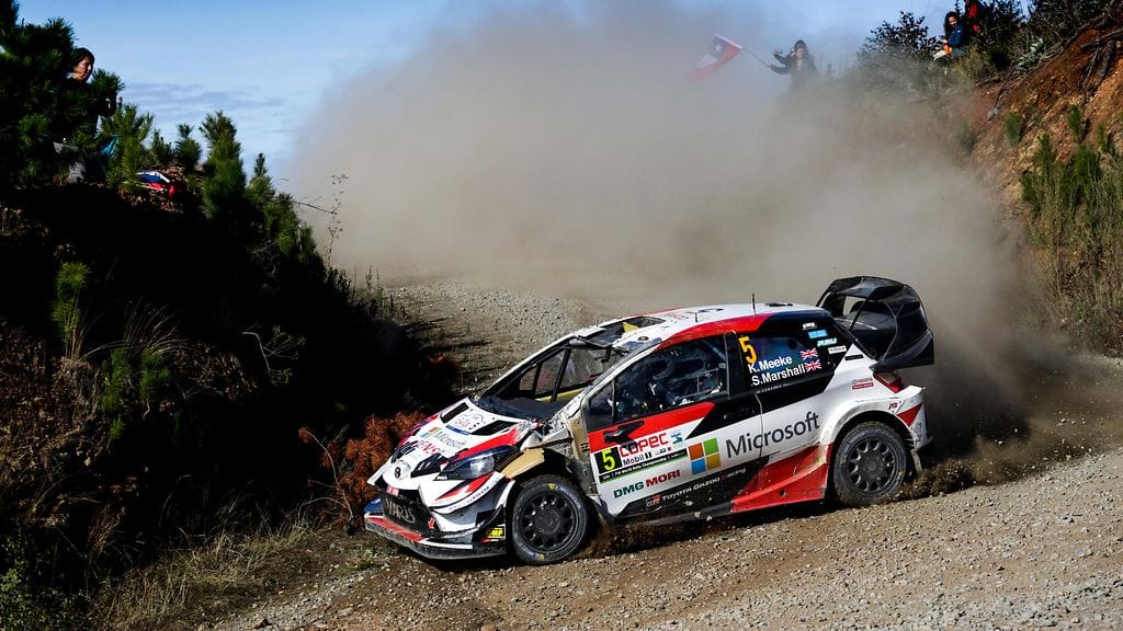 Toyota-kuski Kris Meeke ei ollut tyytyväinen saamaansa aikarangaistukseen.