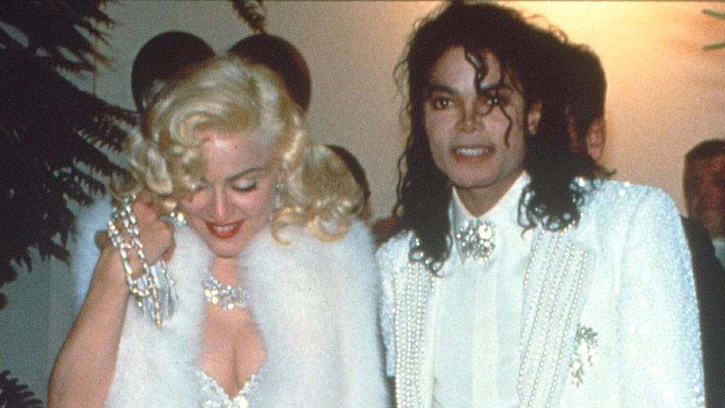 Madonna ja Michael Jackson vuonna 1991.