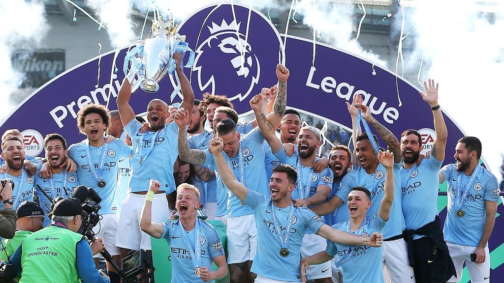 Manchester City varmisti toisen perättäisen Valioliiga-mestaruutensa sunnuntaina.