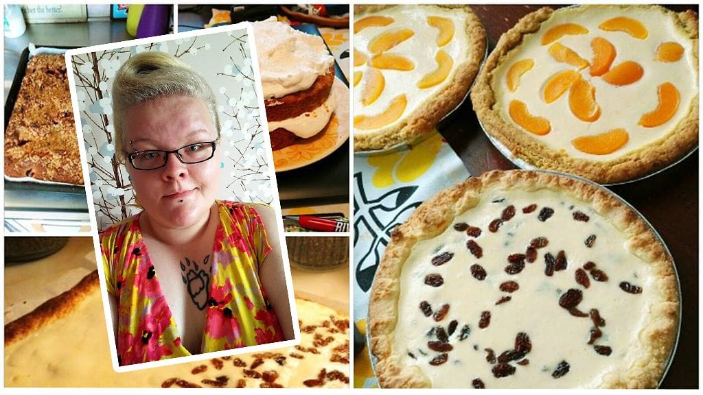 Joensuulainen Sanna Ryhänen rakastaa sekä leipomista että muiden auttamista.