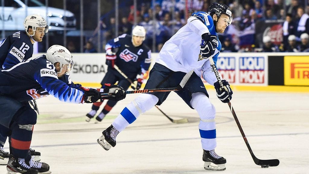 Mikko Lehtonen avasi maalitilinsä perjantaina Iso-Britanniaa vastaan.