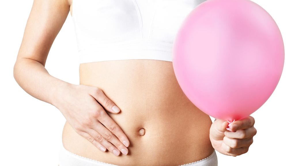 Fitness-bloggari avautuu vatsaongelmistaan. Kuvituskuva.