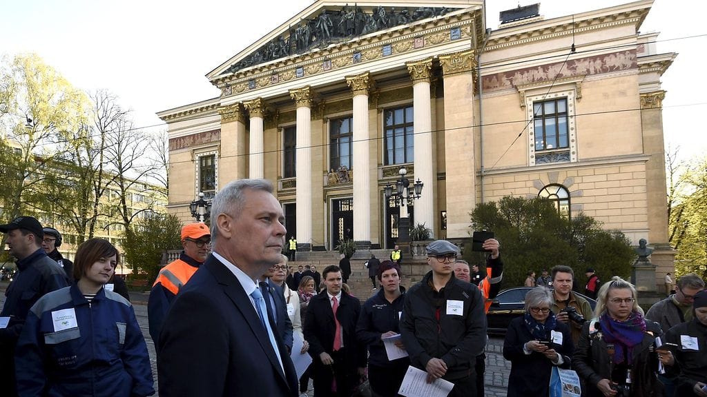 Hallitusneuvotteluja käydään Säätytalossa SDP:n Antti Rinteen johdolla.