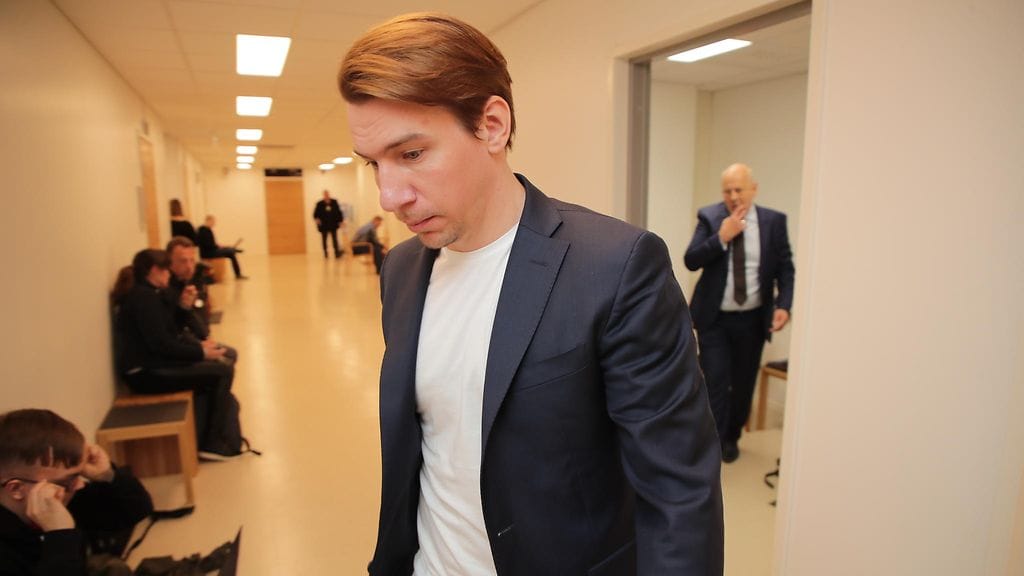 Aku Hirviniemi Kanta-Hämeen käräjäoikeudessa Hämeenlinnassa 17. toukokuuta 2019.