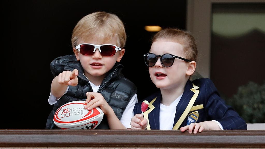 Monacon ruhtinaan lapset Jacques ja Gabriella