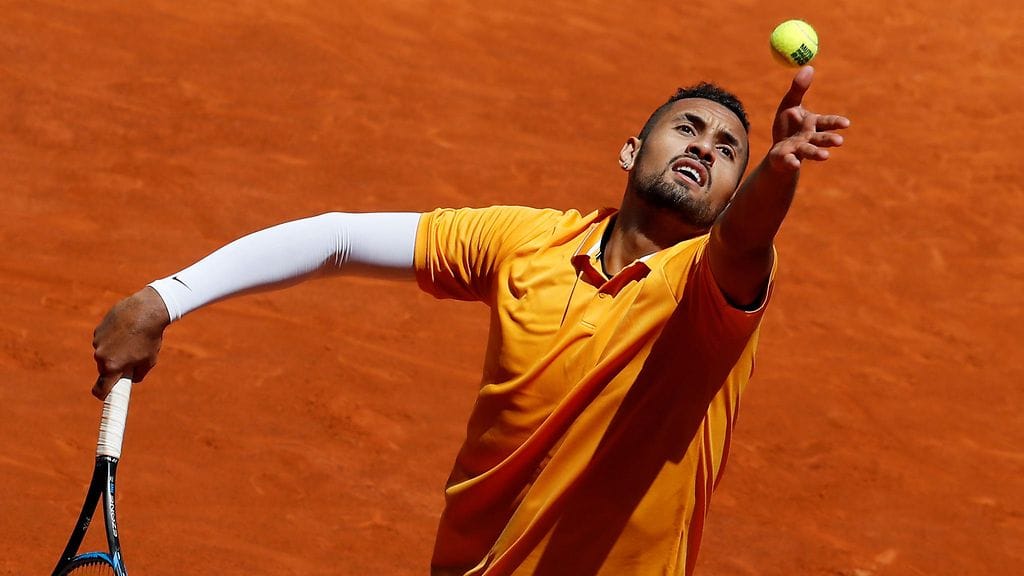 Nick Kyrgiosilla kiehui yli Italian avoimissa.