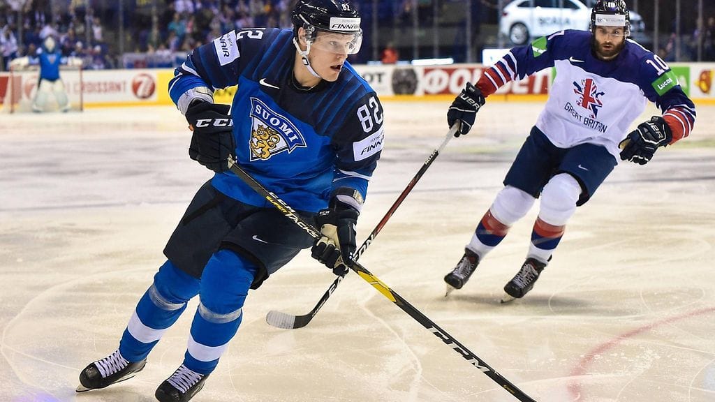 Harri Pesonen on tehnyt MM-kisoissa kaksi maalia.