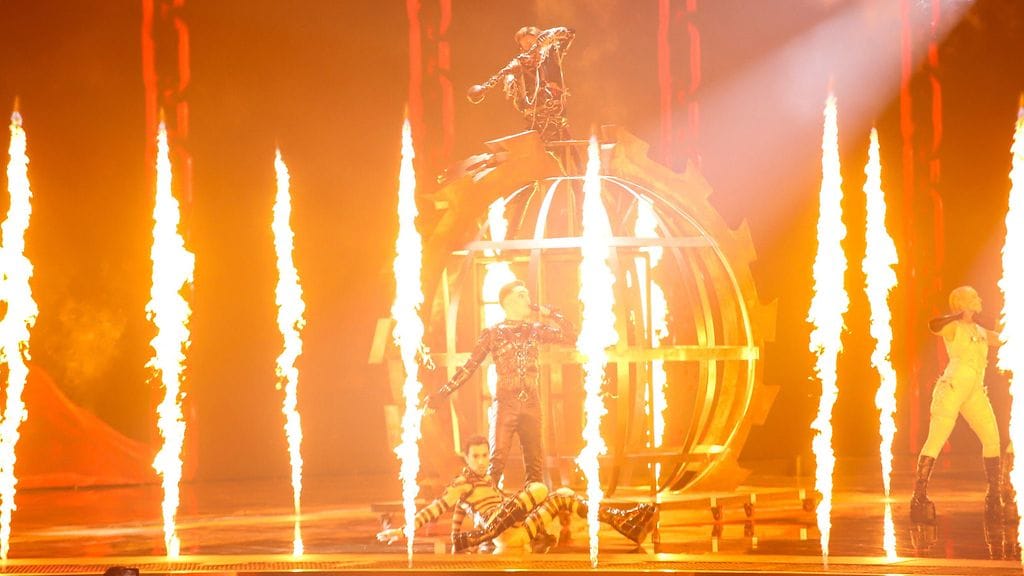 Islannin euroviisuedustaja Hatari-yhtye otti poliittisesti kantaa euroviisufinaalissa Tel Avivissa.