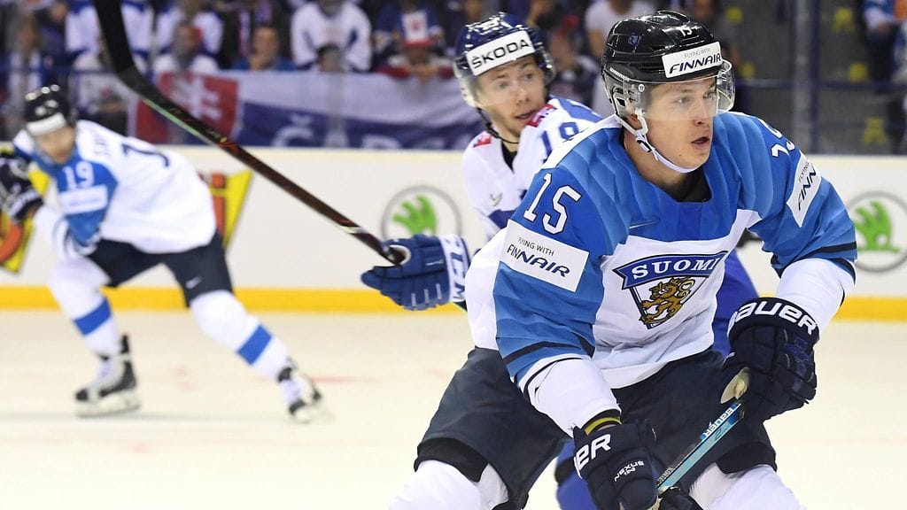 Arttu Ilomäki on johtanut Leijonien toista kärkiketjua kevään MM-kisoissa.