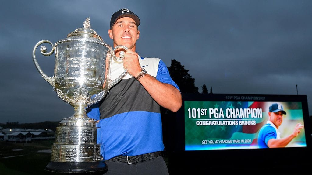 Brooks Koepka on juhlinut major-voittoja viime aikoina.