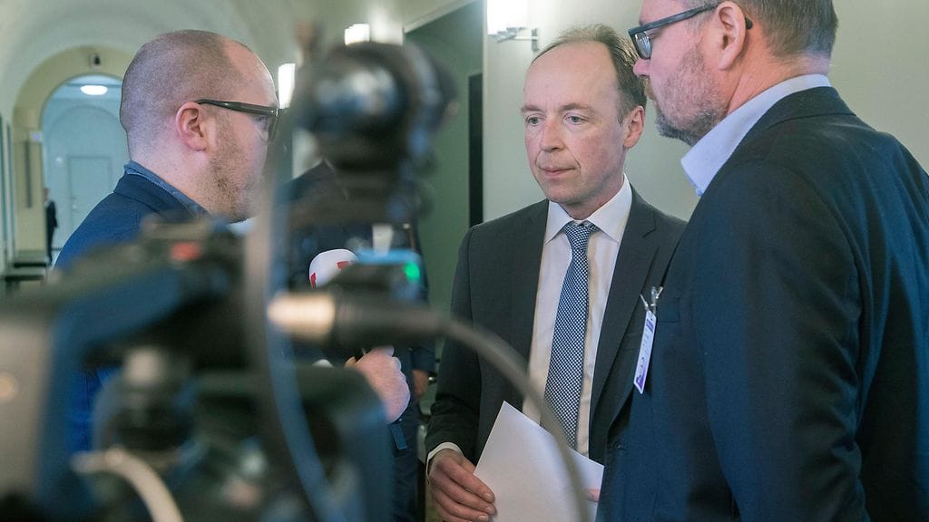 Jussi Halla-aho 23. huhtikuuta 2019.