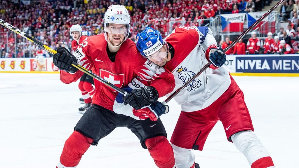 Tshekki kaatoi Sveitsin hurjassa trillerissä 5-4.