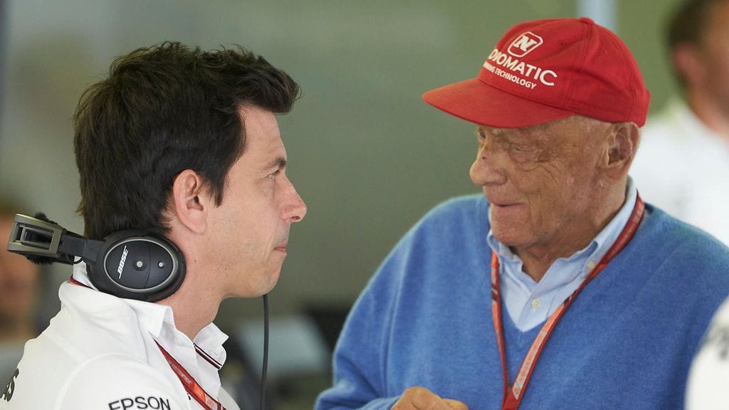 Toto Wolff muisti kauniisti edesmennyttä Niki Laudaa.