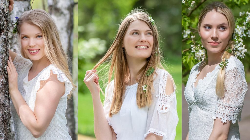 Essi Tähkä, Jenni Tikka ja Vilma Halme kilpailevat seitsemän muun naisen kanssa Miss EW 2019 -kruunusta.