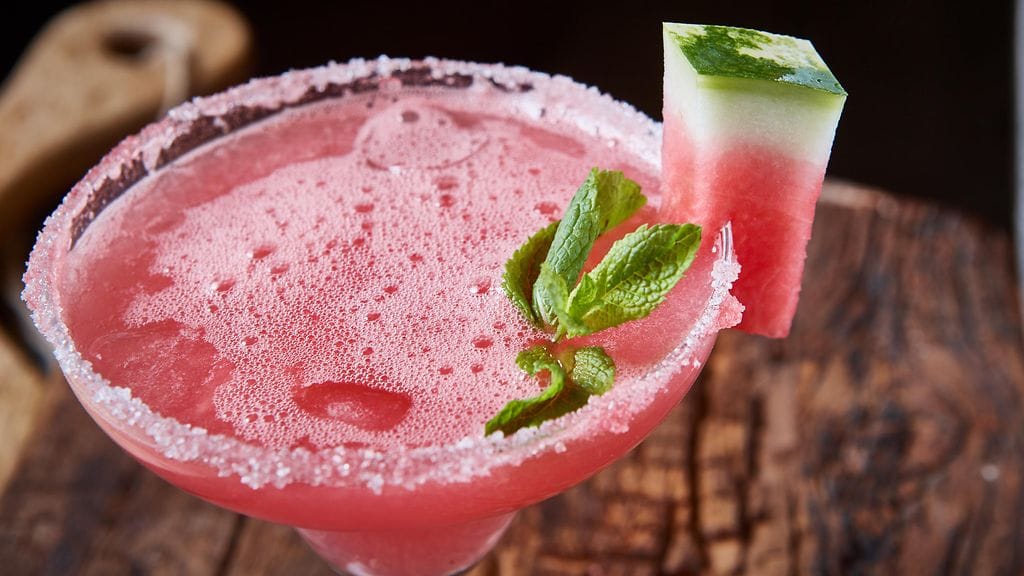 vesimeloni margarita drinkki cocktail mocktail