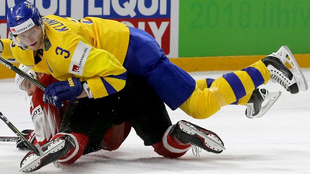 Dallas Starsin John Klingberg lataa kovaa tekstiä MM-puolivälierän alla.