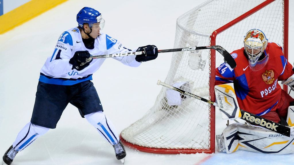 Mikael Granlund teki kuuluisan ilmaveivinsä Venäjää vastaan MM-kisoissa 2011.