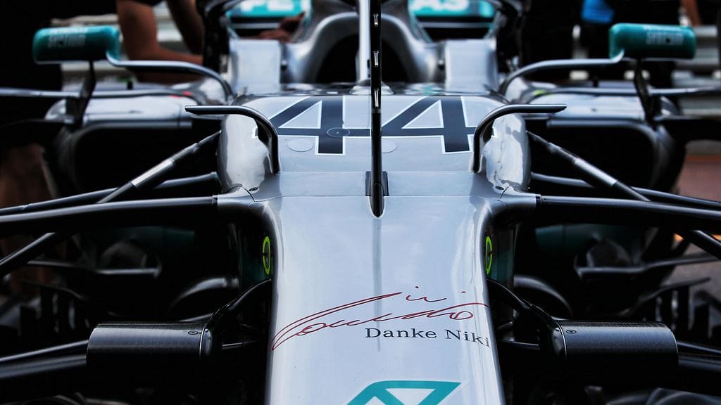 Mercedes kunnioittaa edesmennyttä Niki Laudaa Monacon GP-viikonloppuna.