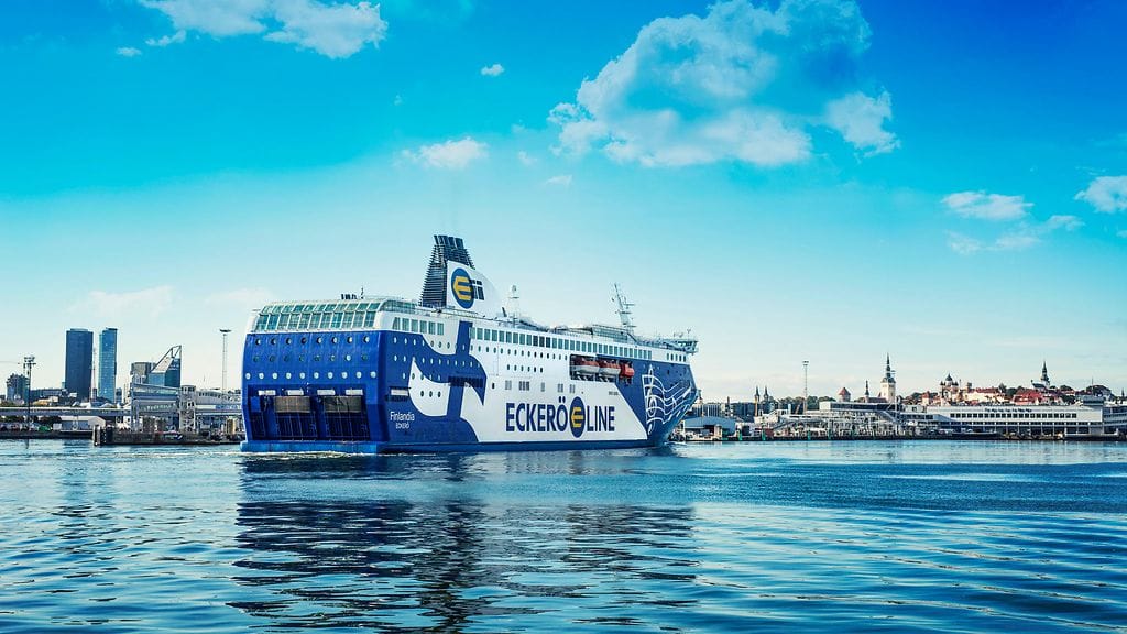 M/s Finlandia Tallinnan satamassa.