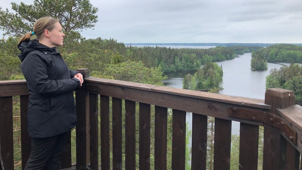 Tammela, etätyöpäivä, näkötorni, Kaukolanharjun näkötorni