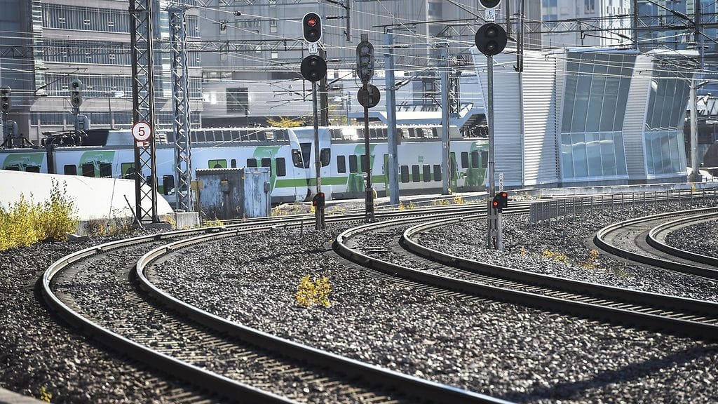 Kuvituskuvassa Pasilan ratapihaa Helsingissä 11. lokakuuta 2018.