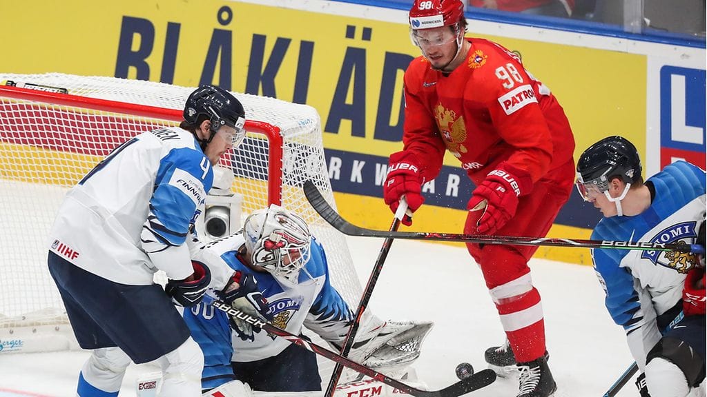 Maalivahti Kevin Lankinen oli Leijonien sankari MM-välierässä.