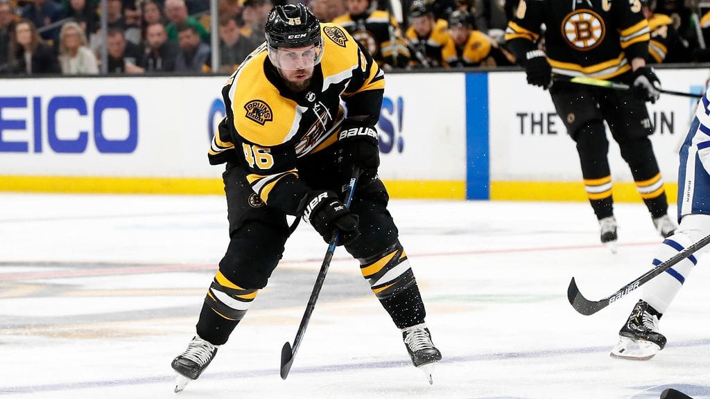 David Krejci on puuttunut Boston Bruinsin vahvuudesta sairauden takia.