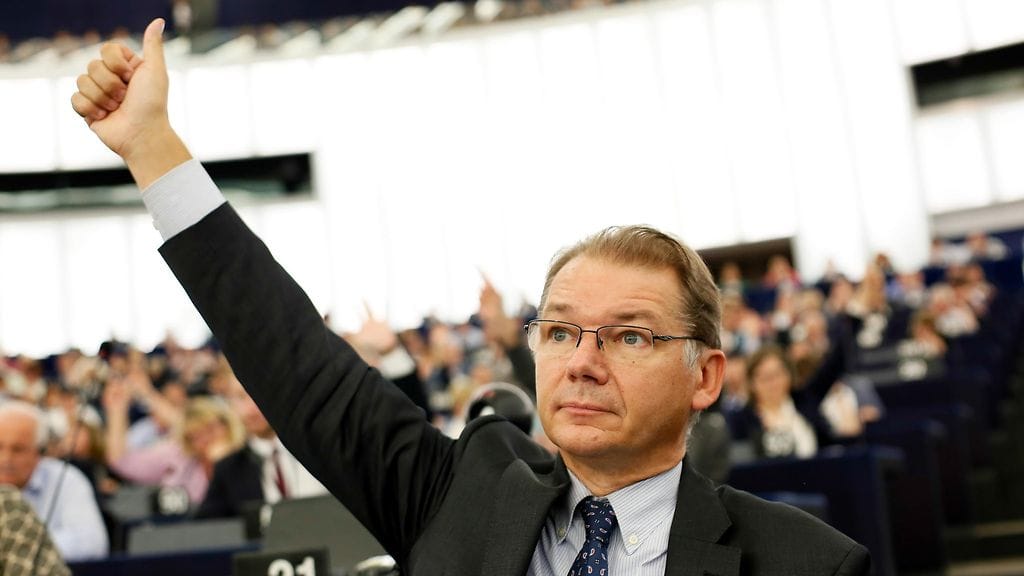 Euroopan vihreiden puheenjohtaja Philippe Lamberts.