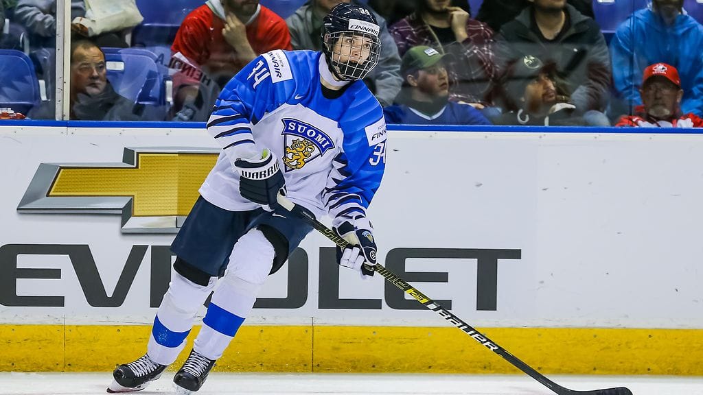 Ville Heinola on yksi NHL Scouting Combinen suomalaisista.
