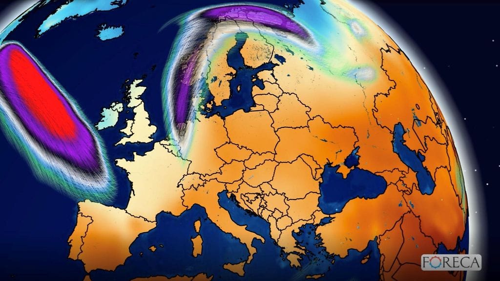Ensi viikolla on luvassa lämmintä säätä. Kuva: Foreca.