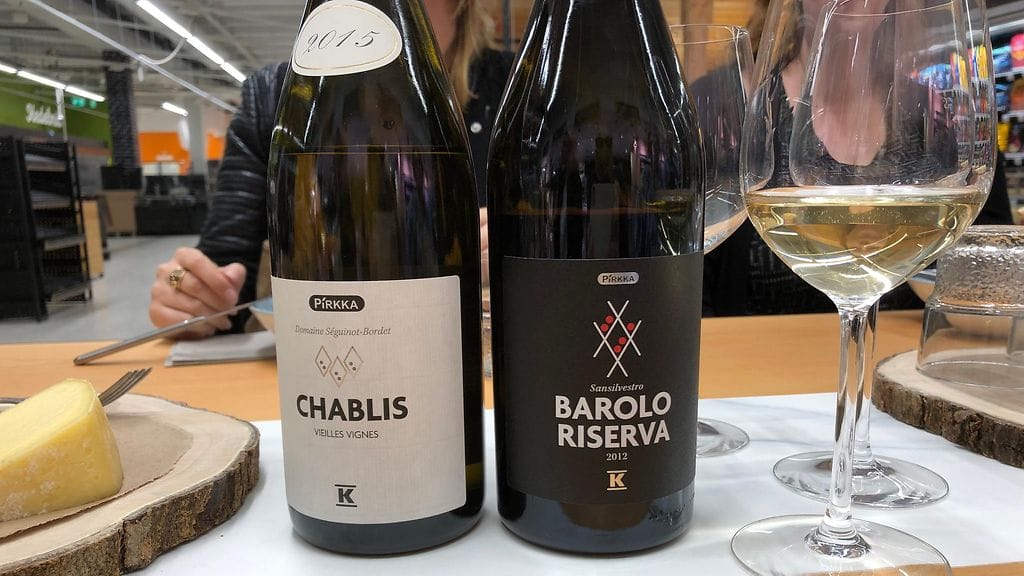 Lasihytti Pirkka-viini viini