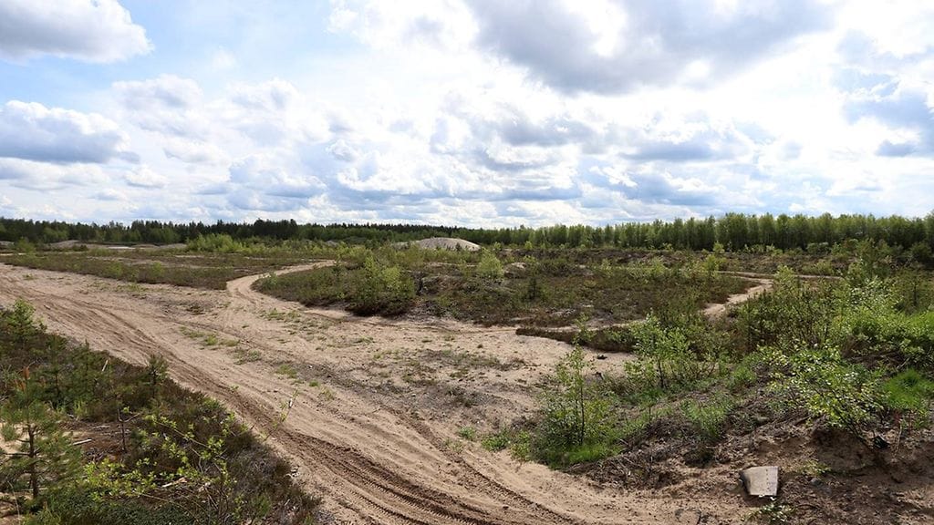 Tästä paikasta poliisit löysivät surmatun henkilön.