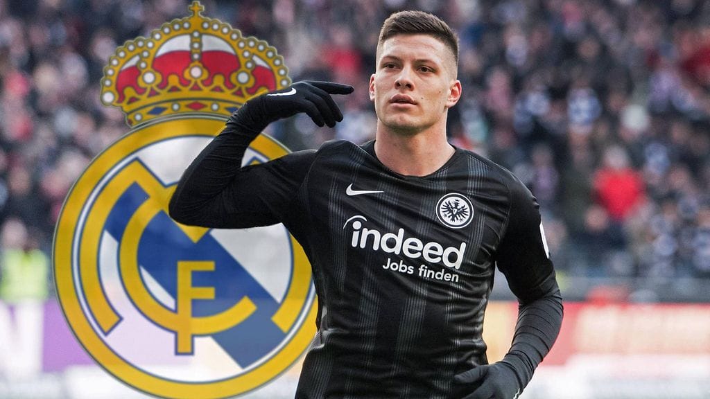 Luka Jovic siirtyy Frankfurtista Real Madridiin kuuden vuoden sopimuksella.