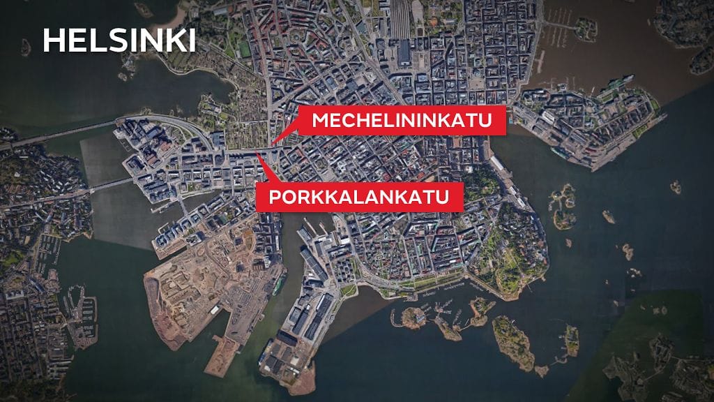 Poliisin mukaan Porkkalankadulla on sattunut kaksi kolaria, jotka aiheuttavat liikenneruuhkaa.