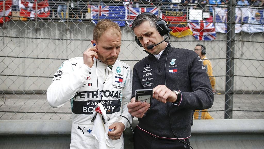 Valtteri Bottaksen uutena kisainsinöörinä toimii Riccardo Musconi.