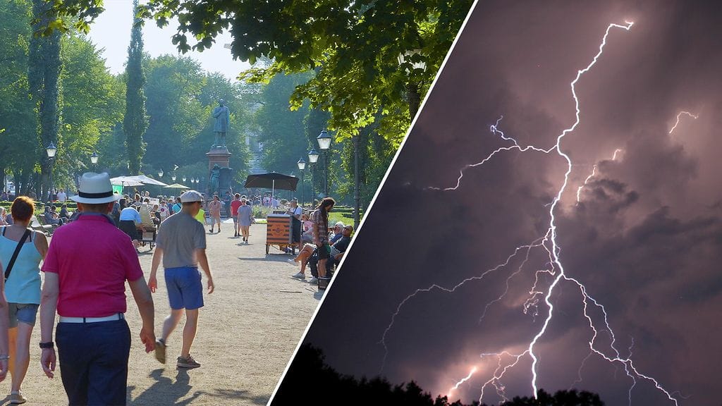 Hellettä ja ukkosta on luvassa lähipäivinä lähes koko maassa.