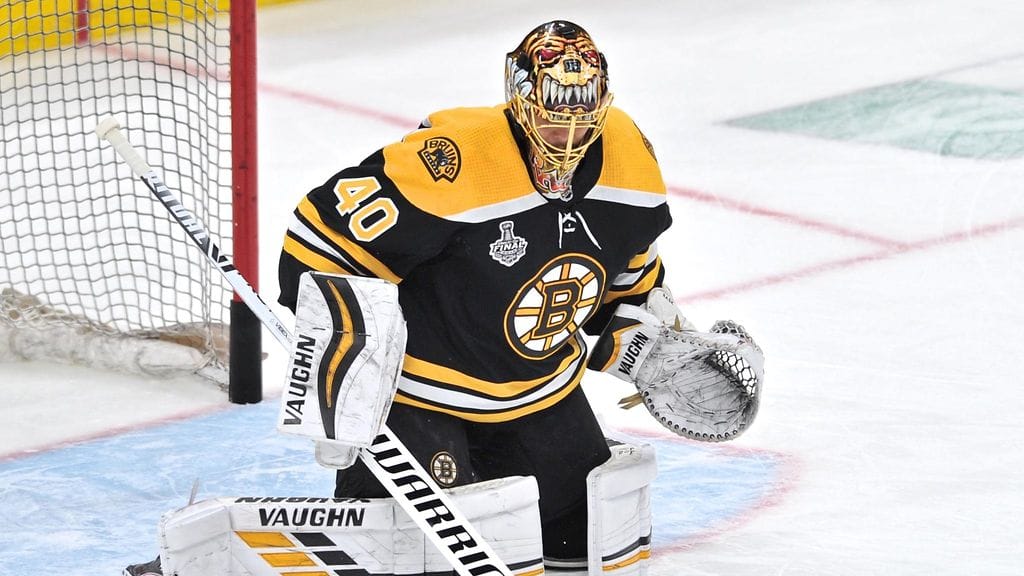 Tuukka Raskin Boston pelaa paraikaa Stanley Cupin finaaleja St. Louisia vastaan.