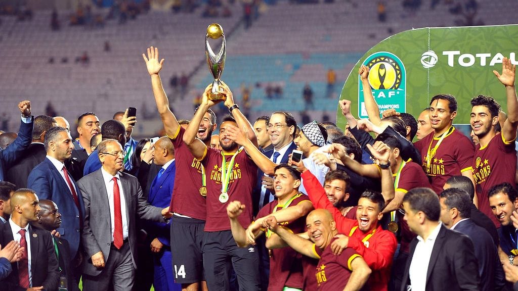 Esperance Tunis pääsi juhlimaan hetkellisesti Afrikan Mestarien liigan voittoa.