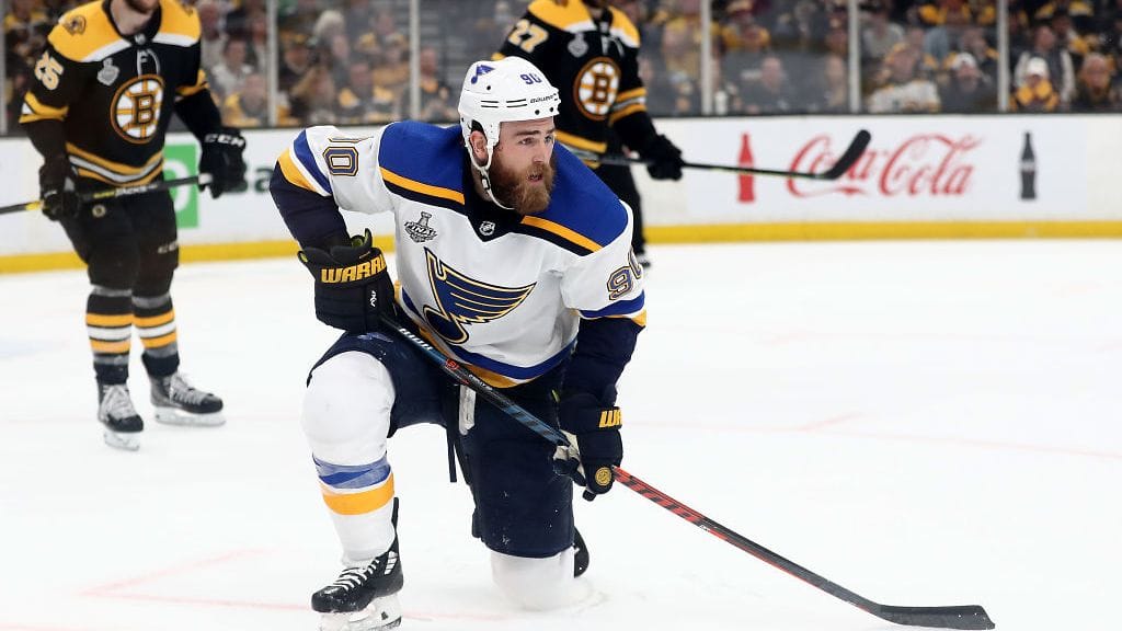 St. Louis Bluesin Ryan O'Reilly on kovassa kunnossa.