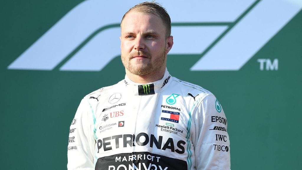 Valtteri Bottas on MM-sarjassa kakkosena Mercedes-tallikaverinsa Lewis Hamiltonin jälkeen.