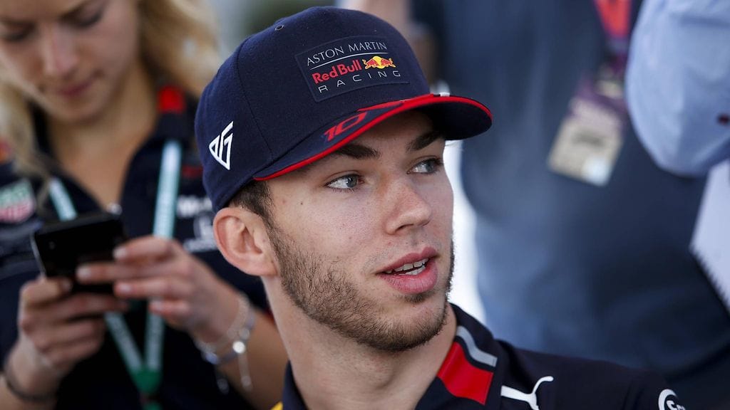 Pierre Gasly on ollut huhumylläkän keskellä.
