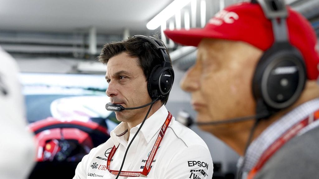 Toto Wolff ja Niki Lauda kuvattuna vuonna 2018.