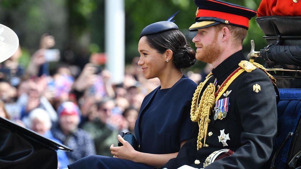 Meghan ja Harry 8.6.2019 Elisabet syntymäpäiväjuhlallisuudet 1